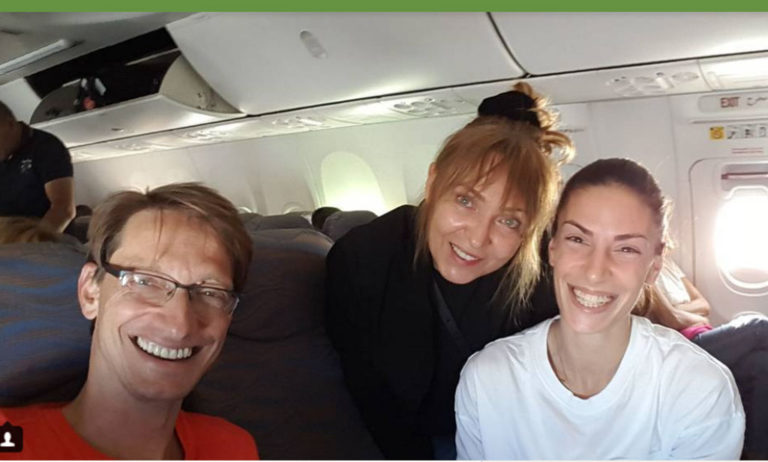 Ivana Španović se oduševila društvom u avionu